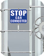 4015-51 Signs - Holders 
Car Ladder Sign Holder - Aluminum bracket hooks to two rungs. Sign sold separately.    Sign Plate Not Included.