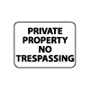 4115-40 Signs - Railyard 
Private Property - Aluminum 24" x 24" x .080"