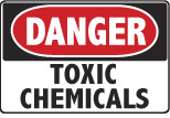 6-TOX Signs - OSHA 
DANGER TOXIC CHEMICALS - Danger Toxic Chemicals