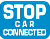 6SCC-B Signs - OSHA 
STOP CAR CONNECTED - Stop Car Connected