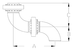 D2502ALA1A1SB Swivel Joints - Style 50 
2” D2000 Style 50 Aluminum Swivel Joint with  Standard Bearings.
Grease Type: Standard - Dura-Lith
Inlet Connection: Aluminum Buttweld
Outlet Connection: Aluminum Buttweld
Buna Seals.